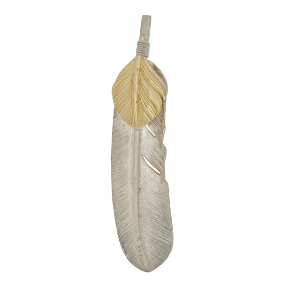 現行上金特大フェザー(左)