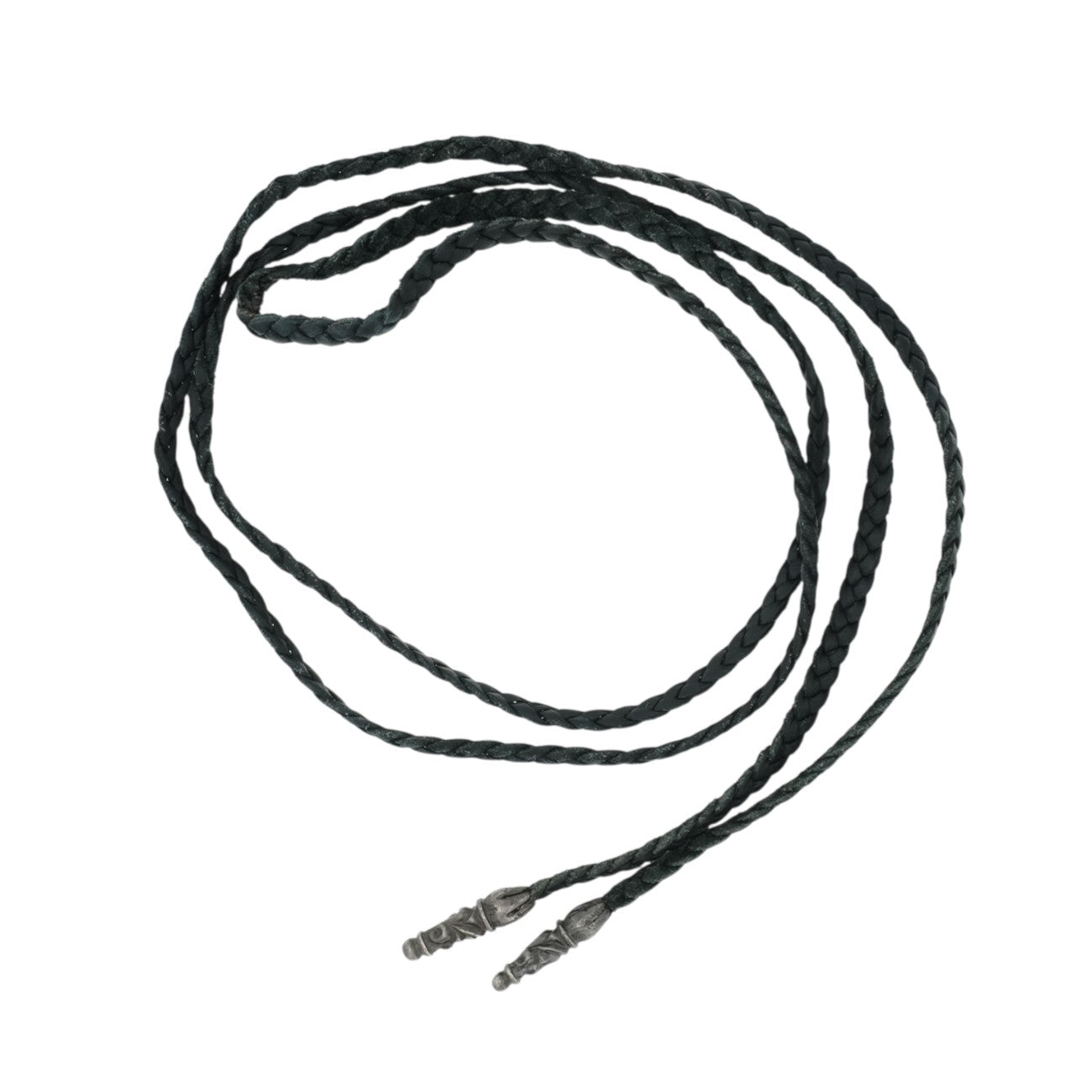 クロムハーツ レザーブレイド スクロールチップ LEATHER BRAID 定価