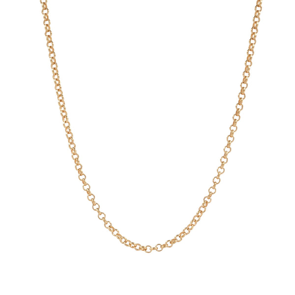 22K ロールチェーン 18インチ R18 NECK CHAIN 【ゴールドネックレス チェーン】