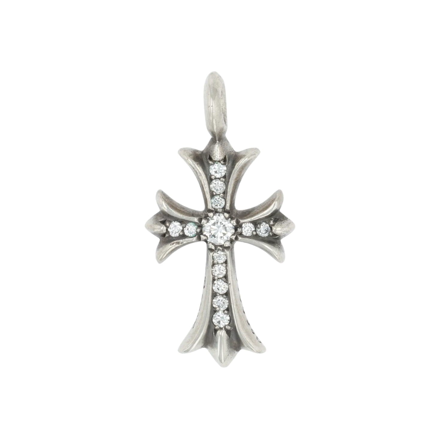 クロムハーツ CHROME HEARTS 中古 正規品 タイニーファットクロス PAVE