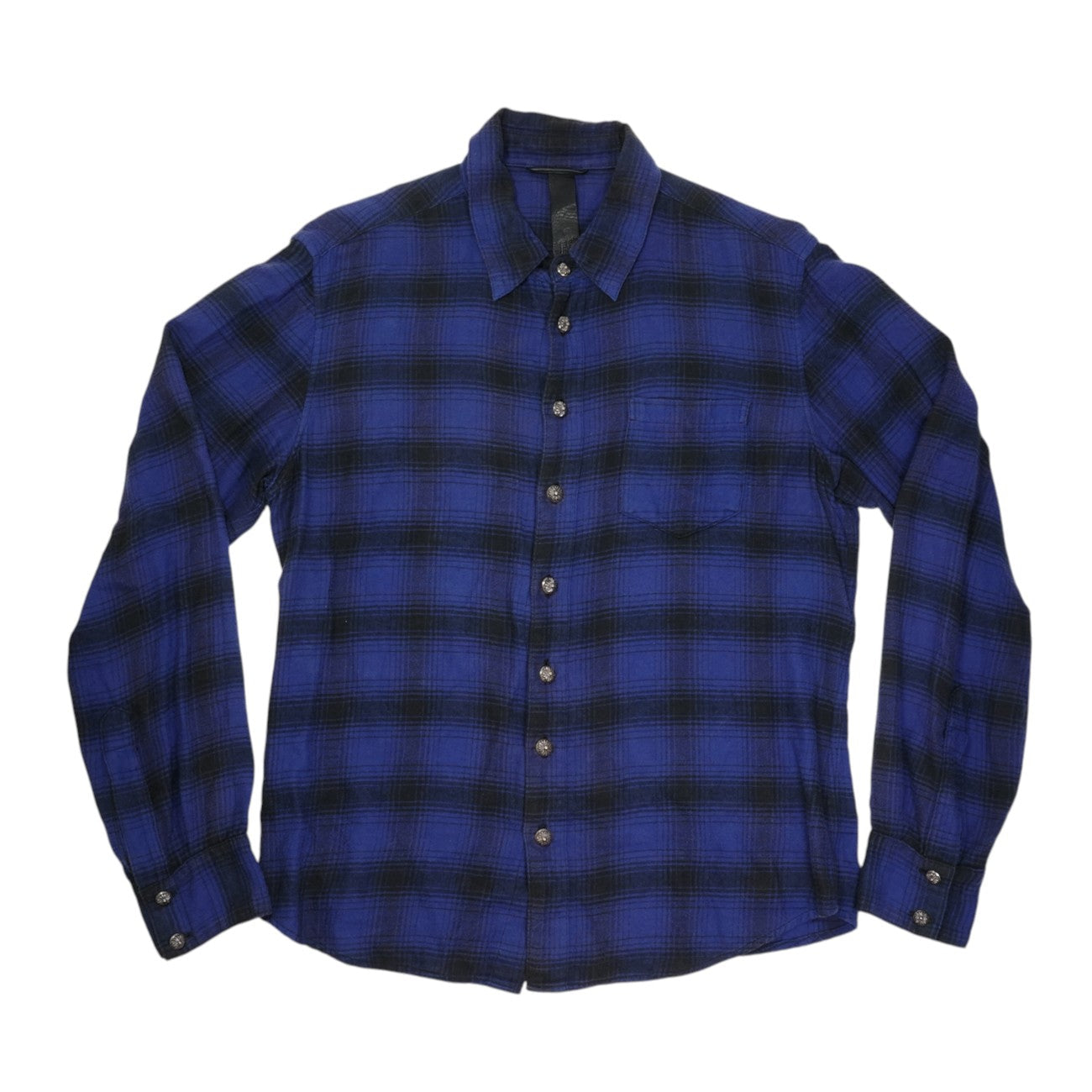 クロムハーツ LOOSEEND CHプラス総柄 チェックシャツ Lsize クロムハーツ CHROME HEARTS 中古 正規品 ルーズエンド LOOSE END 総柄