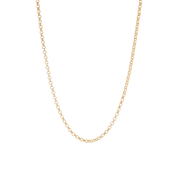 22K ロールチェーン 18インチ R18 NECK CHAIN 【ゴールドネックレス チェーン】