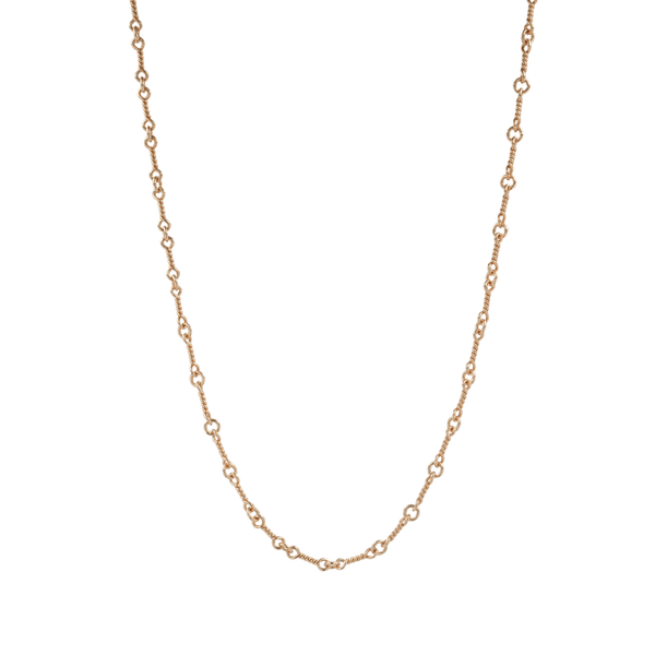 22K ツイストチェーン 24インチ T24 NECK CHAIN 【ゴールドネックレス チェーン】