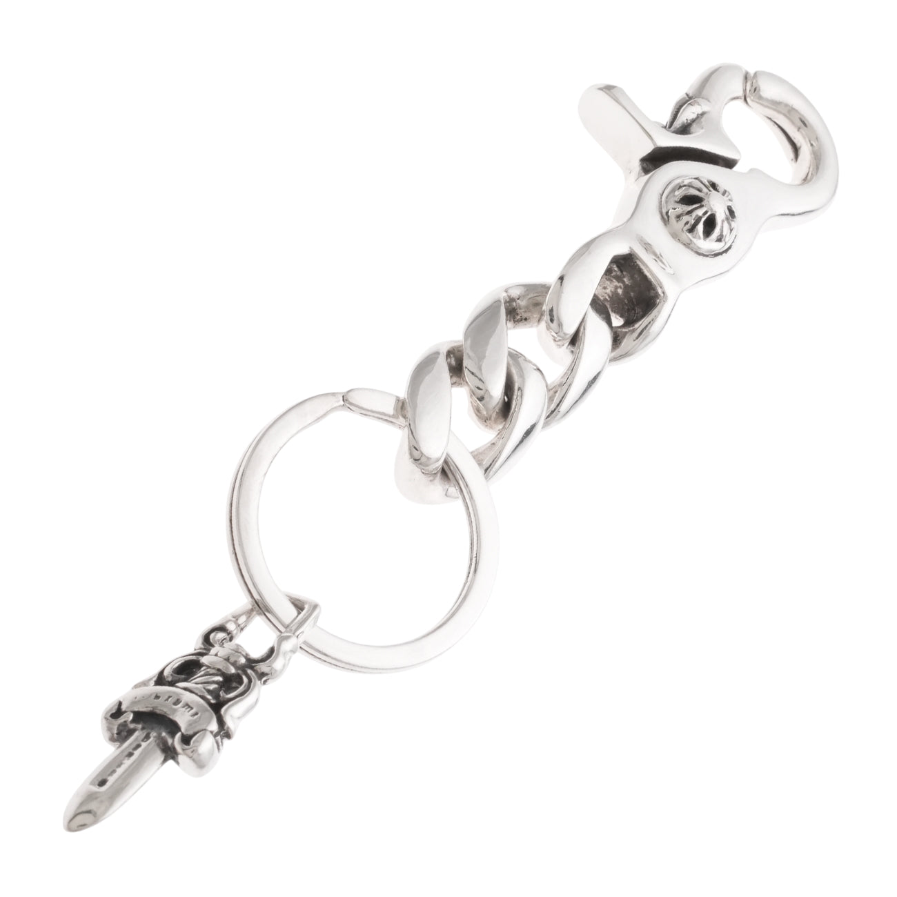 クロムハーツ クラシック クリップ キーチェーン シルバー クリップキーチェーン クラシックショート CLIP KEY CHAIN CLASSIC