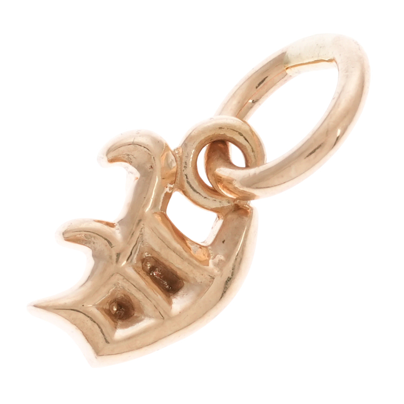 【極美品】CHROME HEARTS クロムハーツ イニシャルチャーム【T】 CHROME HEARTS（クロムハーツ） ALPHABET CHARM T アルファベット