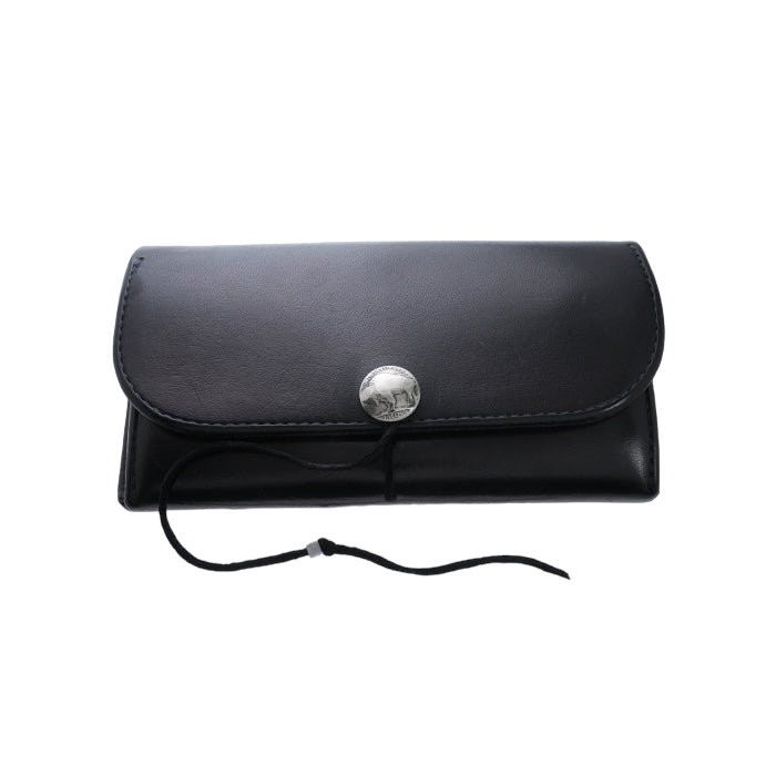 ゴローズ goros 二つ折り長財布 黒 ブラック ゴローズ goro's [新品]二つ折り長財布(黒) – DELTAone