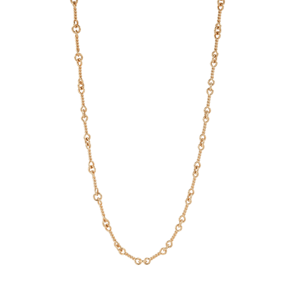 22K ツイストチェーン 24インチ T24 NECK CHAIN 【ゴールドネックレス チェーン】