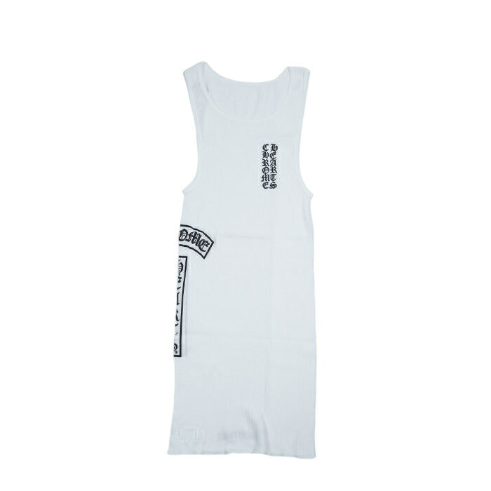 クロムハーツ RIB TANK ロゴプリントタンクトップ M