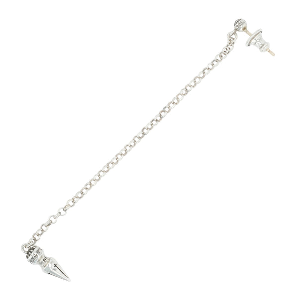 チェーンスパイクドロップ CHAIN SPIKE DROP【シルバーピアス】