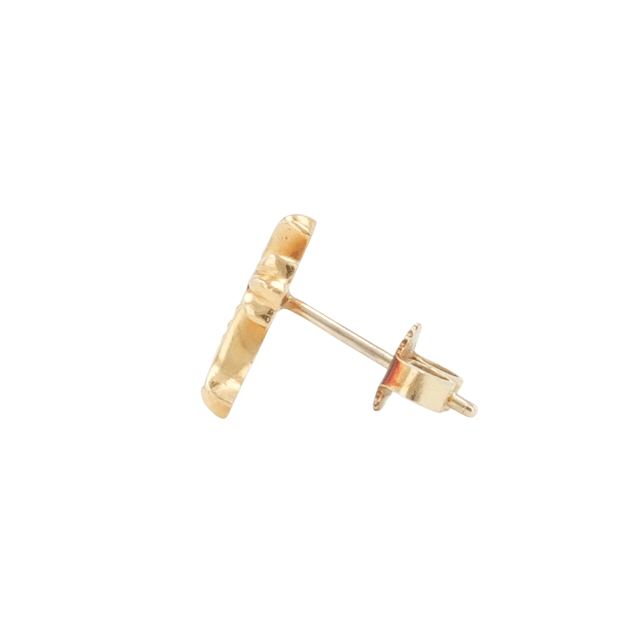 22K CHクロススタッド DIA CH CROSS STUD 【ゴールドピアス ダイヤモンド】