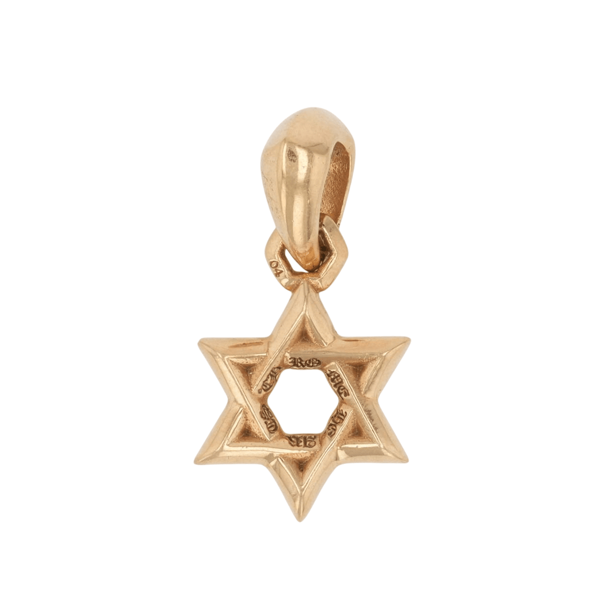 22K スターオブダビデチャーム STAR OF DAVID CHARM PAVE DIA 【ゴールド チャーム パヴェ ダイヤモンド】【新品】
