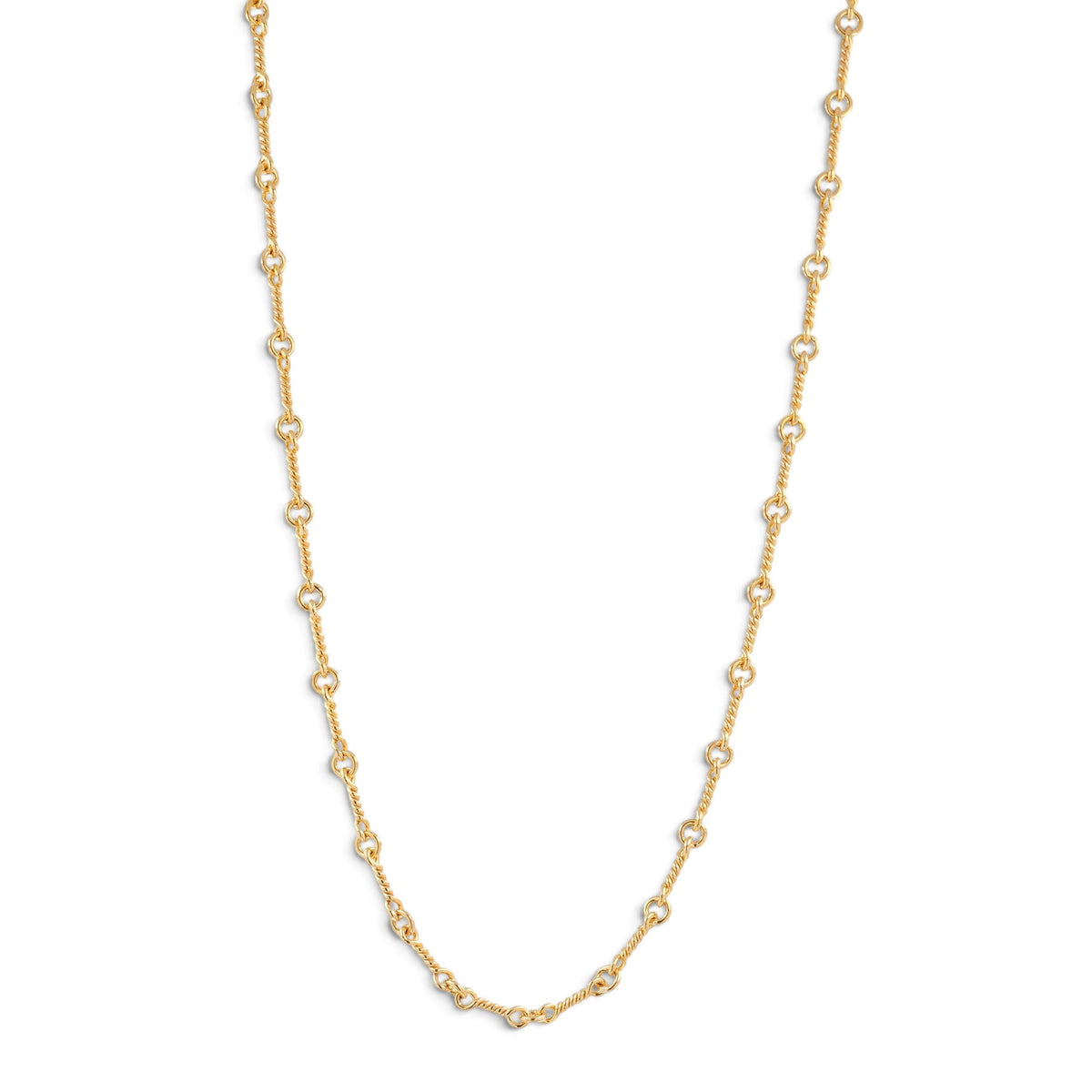 22K ツイストチェーン 20インチ T20 NECK CHAIN 【ゴールドネックレス チェーン】