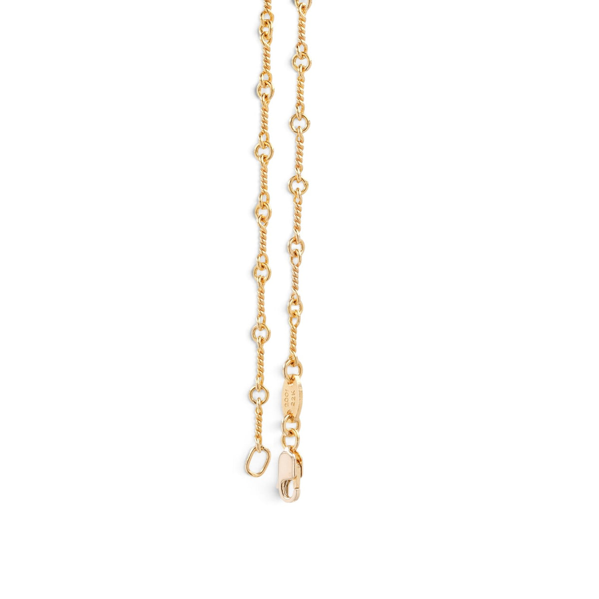 22K ツイストチェーン 18インチ T18 NECK CHAIN 【ゴールドネックレス チェーン】