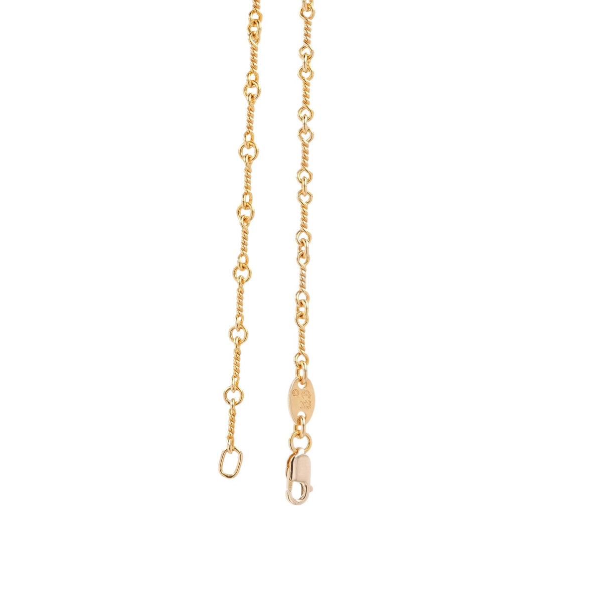 22K ツイストチェーン 20インチ T20 NECK CHAIN 【ゴールドネックレス チェーン】