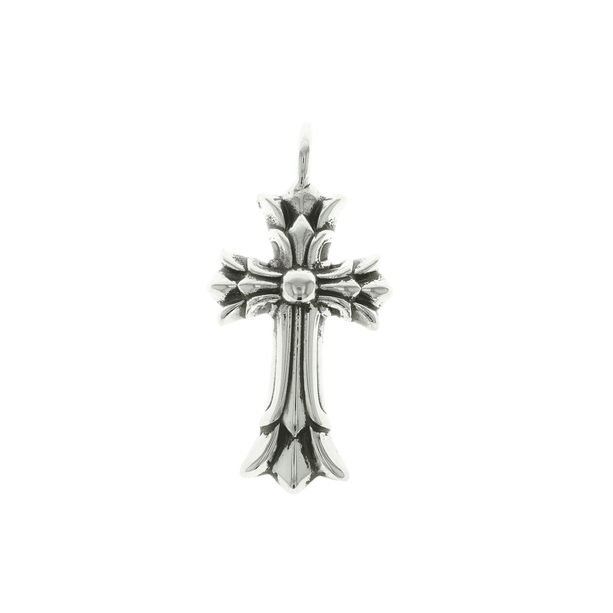 ダブルCHクロス DOUBLE CH CROSS 【シルバーネックレストップ チャーム】