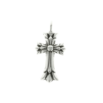 ダブルCHクロス DOUBLE CH CROSS 【シルバーネックレストップ チャーム】