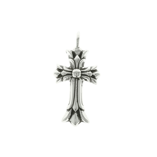 ダブルCHクロス DOUBLE CH CROSS 【シルバーネックレストップ チャーム】