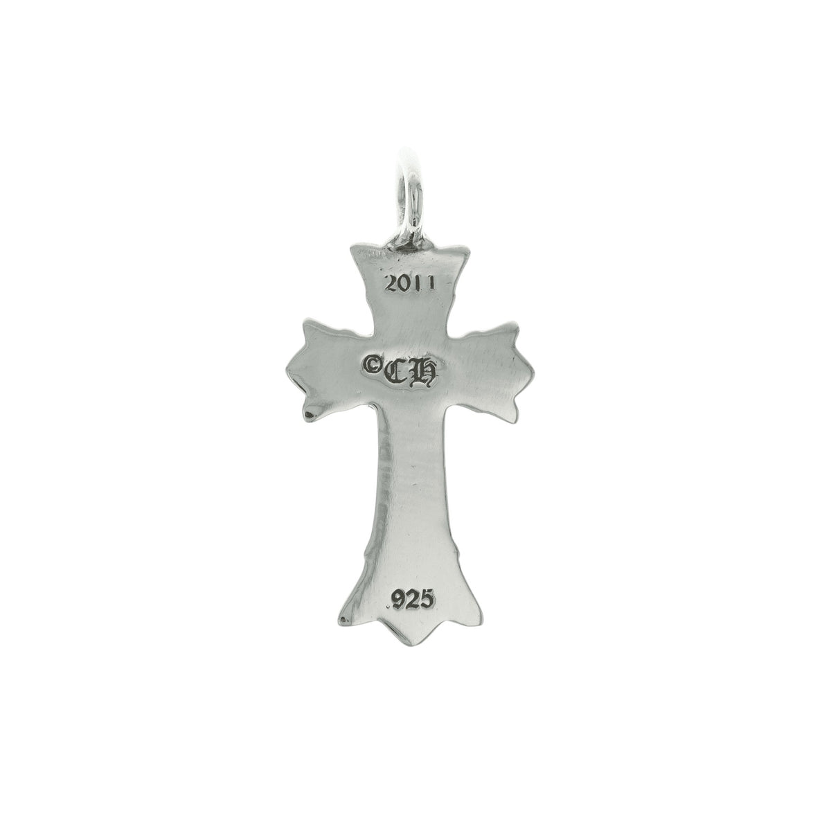 ダブルCHクロス DOUBLE CH CROSS 【シルバーネックレストップ チャーム】