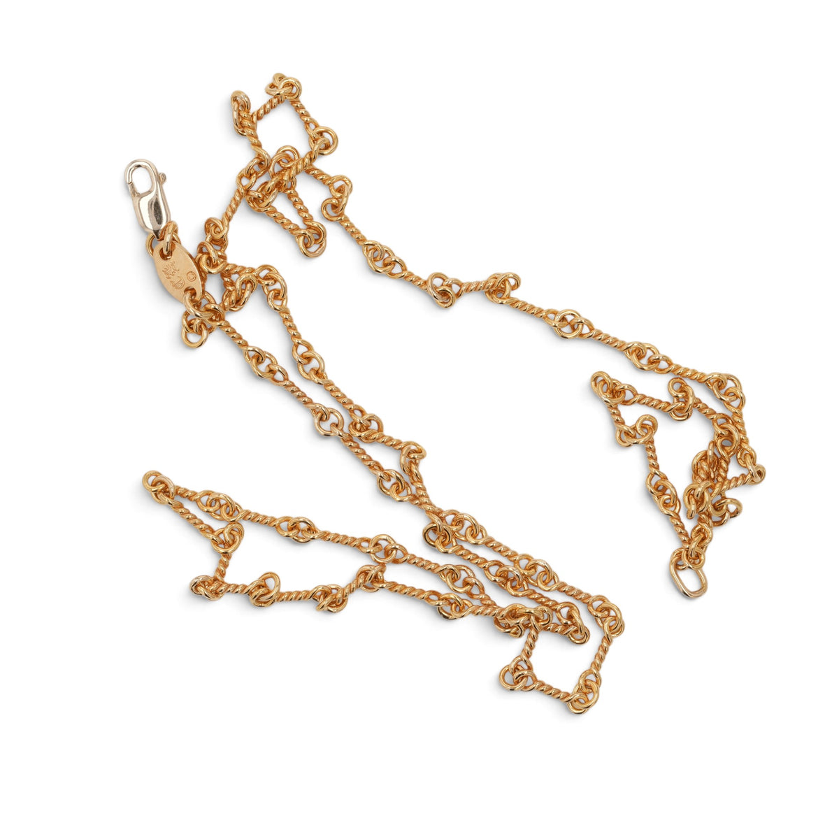 22K ツイストチェーン 20インチ T20 NECK CHAIN 【ゴールドネックレス チェーン】