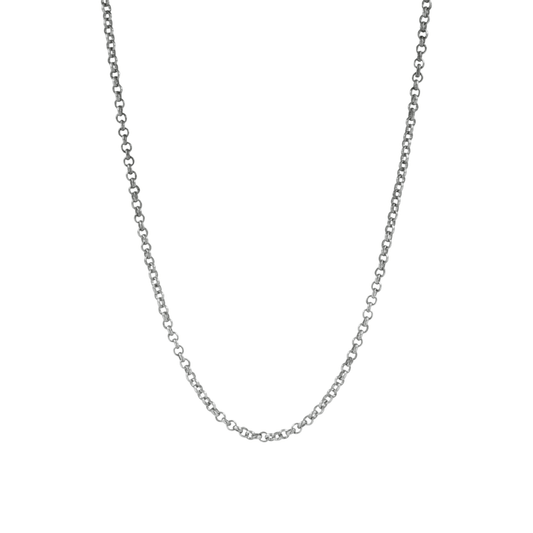 取置商品ロールチェーン 18インチ R18 NECK CHAIN 【シルバーネックレス チェーン】