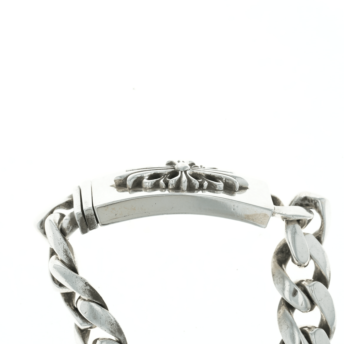 フローラルクロスIDクラシック FLORAL ID CLASSIC CHAIN 13LINK 【シルバーブレスレット】
