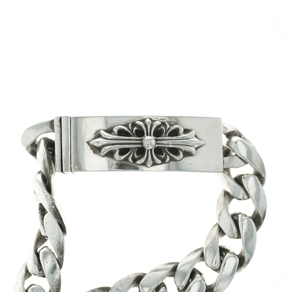 フローラルクロスIDクラシック FLORAL ID CLASSIC CHAIN 13LINK 【シルバーブレスレット】