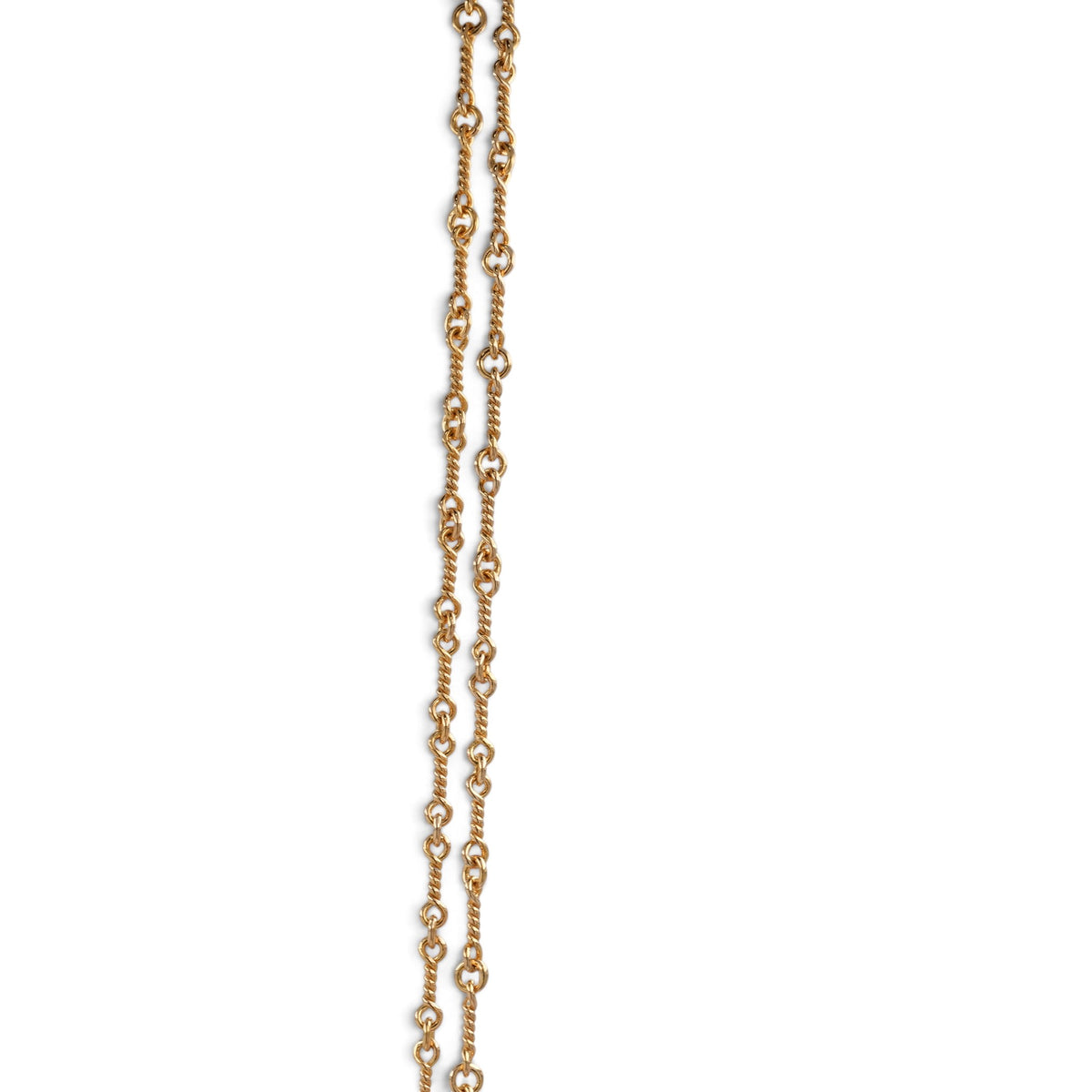 22K ツイストチェーン 16インチ T16 NECK CHAIN 【ゴールドネックレス チェーン】