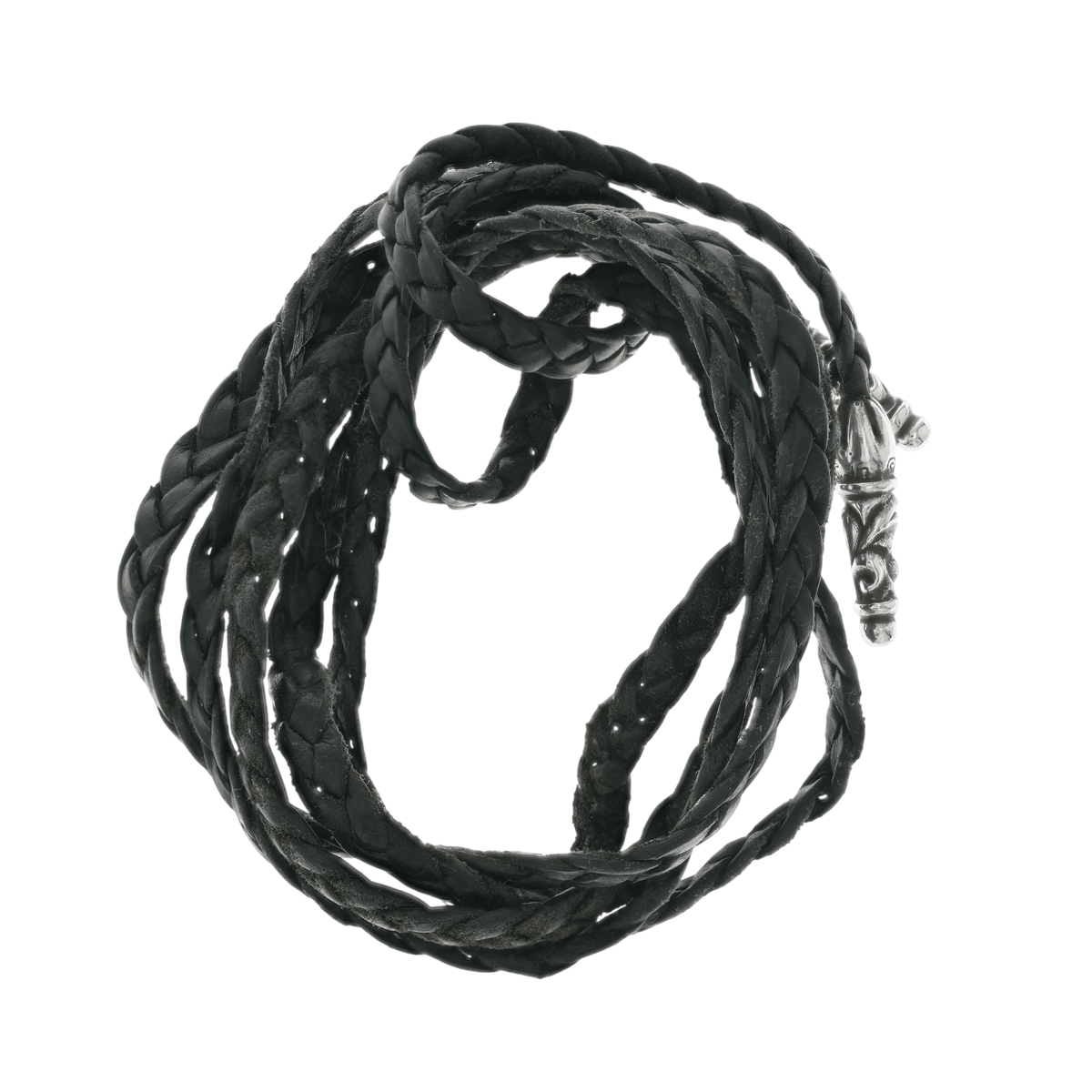 レザーブレード LEATHER BRAID 【シルバー ネックレス チェーン】