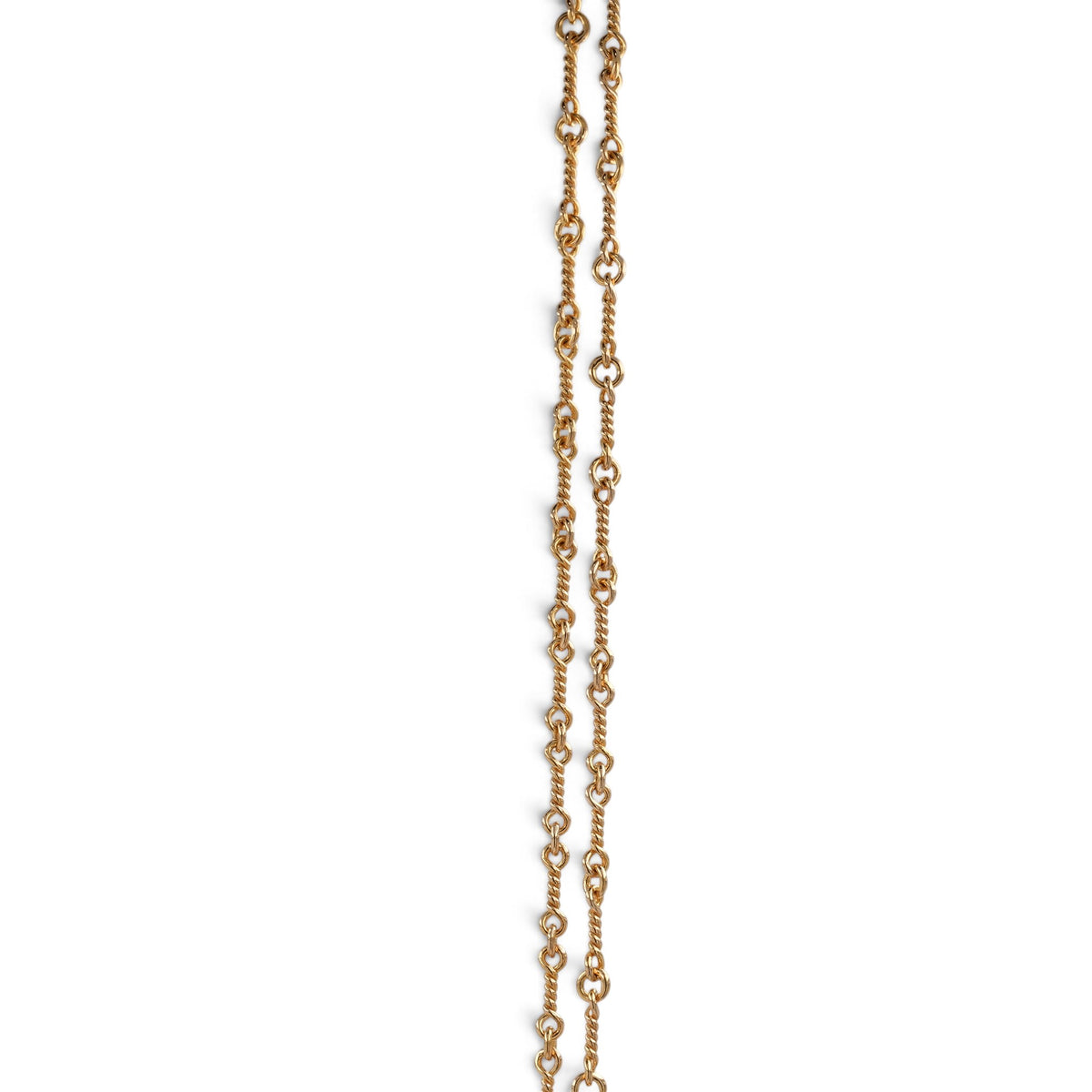 22K ツイストチェーン 16インチ T16 NECK CHAIN 【ゴールドネックレス チェーン】