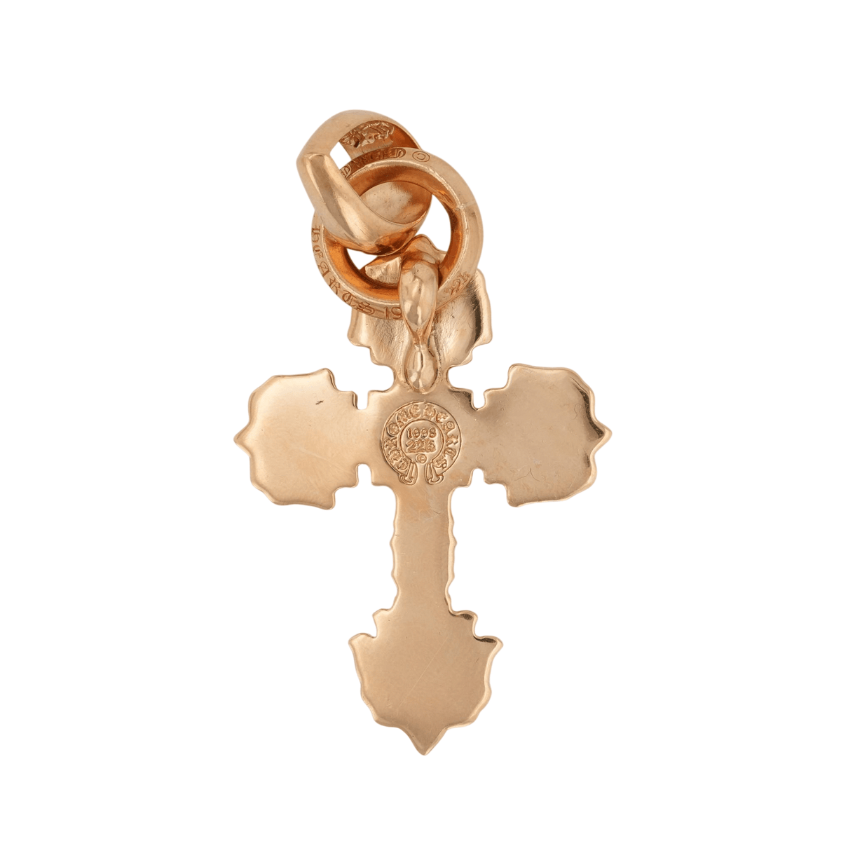 22K フィリグリークロス ベイル PAVE EM XSM FILIGREE CROSS 【ゴールドネックレストップ ペンダント パヴェ エメラルド】