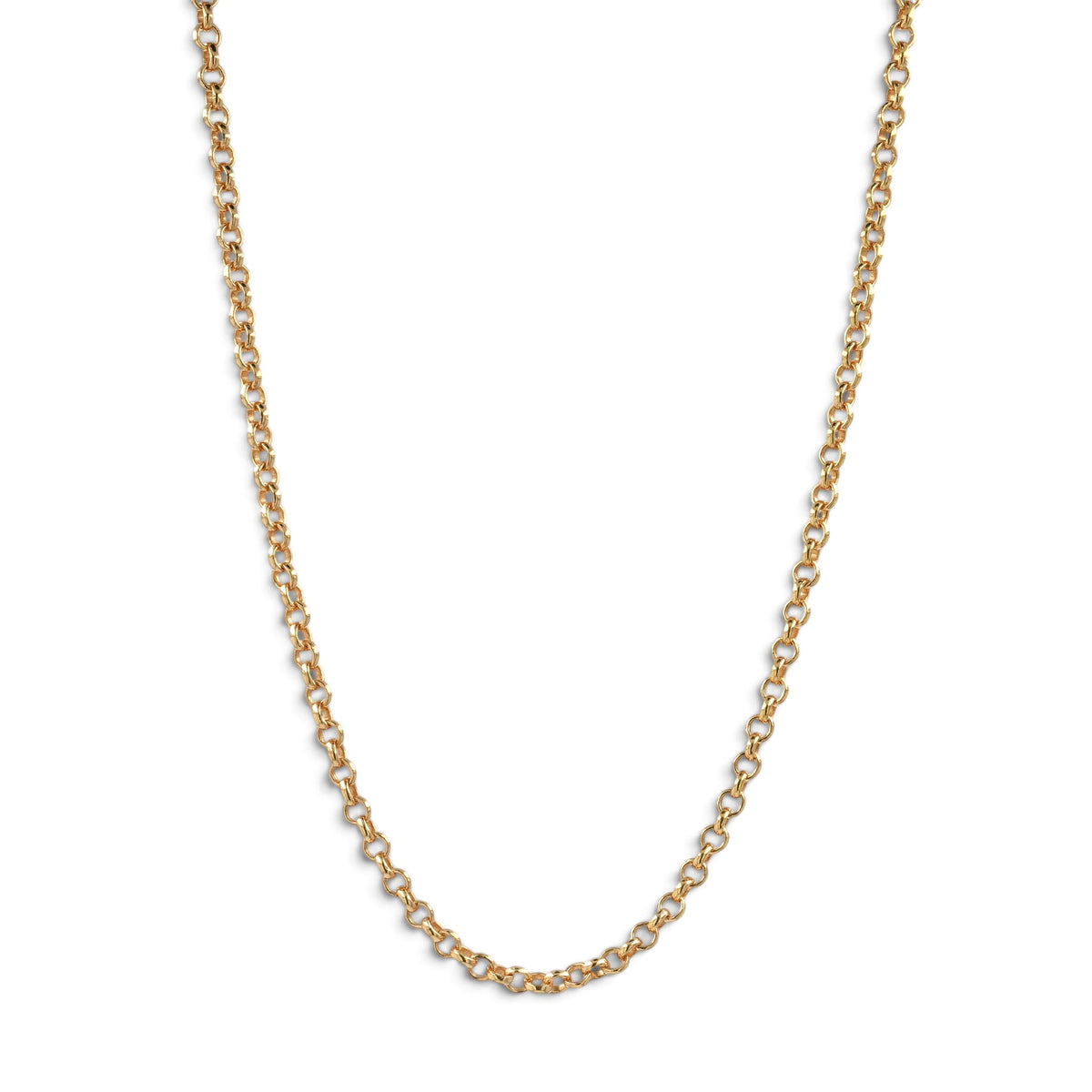 22K ロールチェーン 20インチ R20 NECK CHAIN 【ゴールドネックレス チェーン】