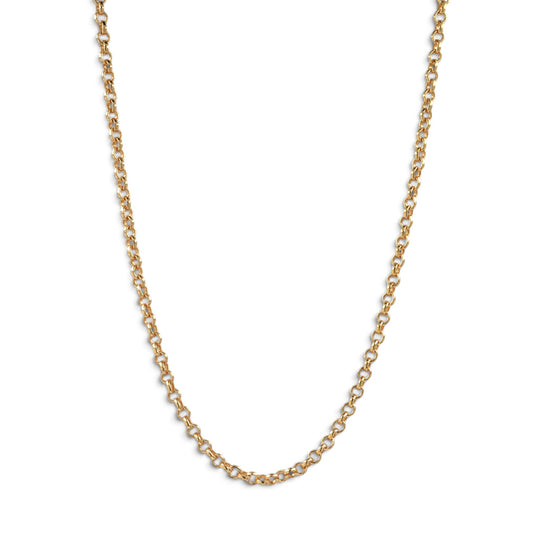 22K ロールチェーン 20インチ R20 NECK CHAIN 【ゴールドネックレス チェーン】
