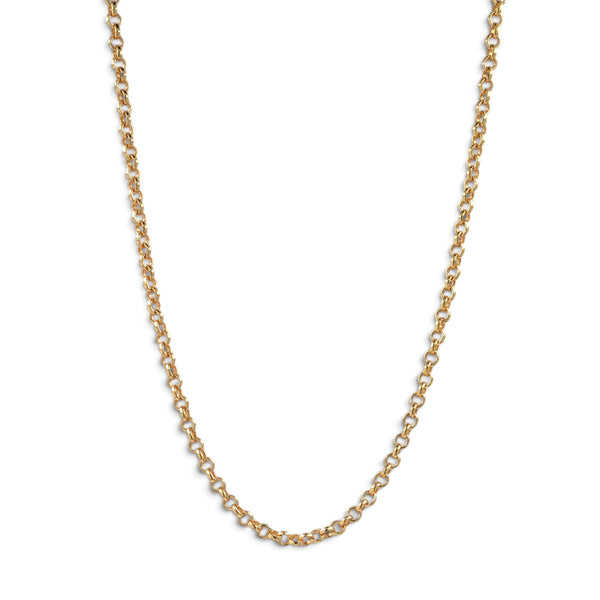 22K ロールチェーン 20インチ R20 NECK CHAIN 【ゴールドネックレス チェーン】