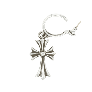 タイニーCHクロスフープ TINY CH CROSS HOOP 【シルバーピアス】