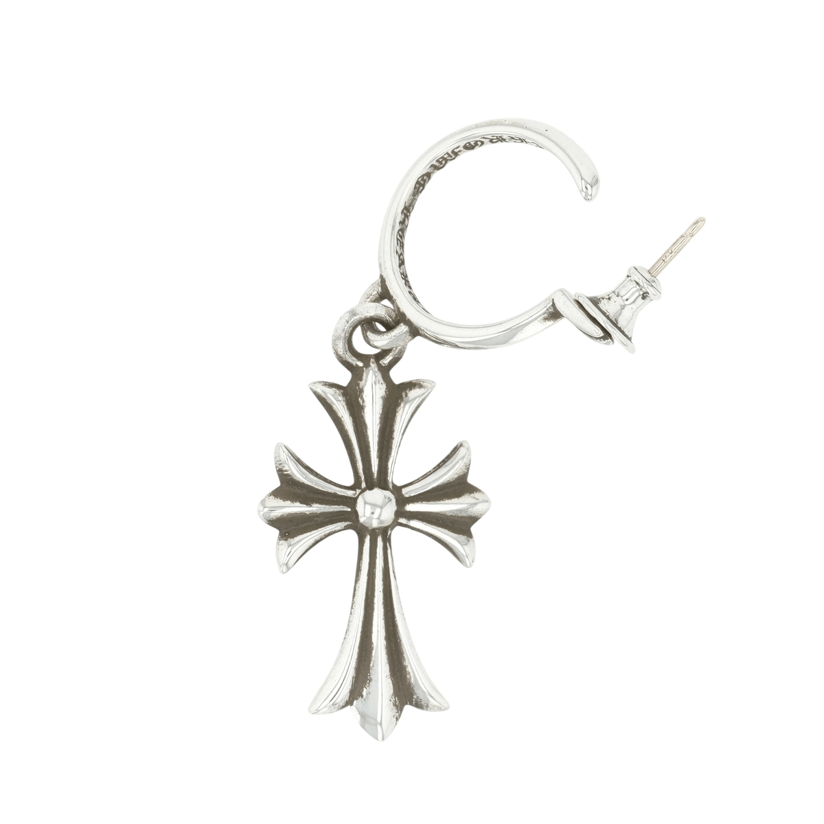 タイニーCHクロスフープ TINY CH CROSS HOOP 【シルバーピアス】