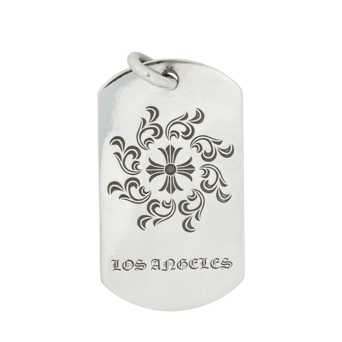 ロサンゼルス限定ラージ ドッグタグ LA LTD LG DOG TAG 【シルバーネックレストップ ペンダント】