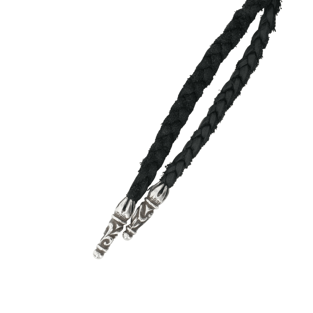 レザーブレイド スクロールチップ SC LEATHER BRAID 【レザーネックレス】