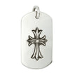 ラージカットアウトタイニークロス ドッグタグ LG CUT OUT TINY CROSS DOG TAG 【シルバー ペンダント】