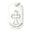 ラージカットアウトタイニークロス ドッグタグ LG CUT OUT TINY CROSS DOG TAG 【シルバー ペンダント】