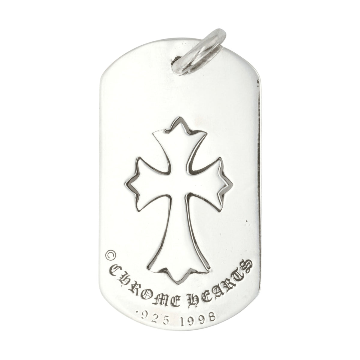 ラージカットアウトタイニークロス ドッグタグ LG CUT OUT TINY CROSS DOG TAG 【シルバー ペンダント】