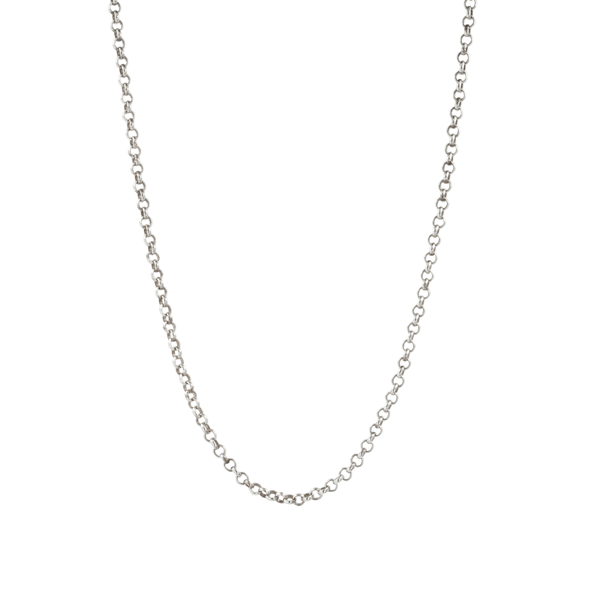 ロールチェーン 16インチ R16 NECK CHAIN 【シルバーネックレス チェーン】