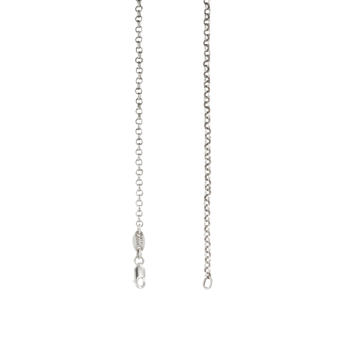 ロールチェーン 16インチ R16 NECK CHAIN 【シルバーネックレス チェーン】