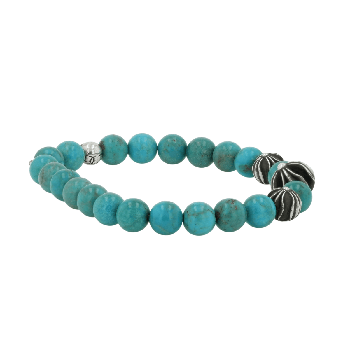8mm ビーズブレスレット 8mm BEAD 【シルバーブレスレット】