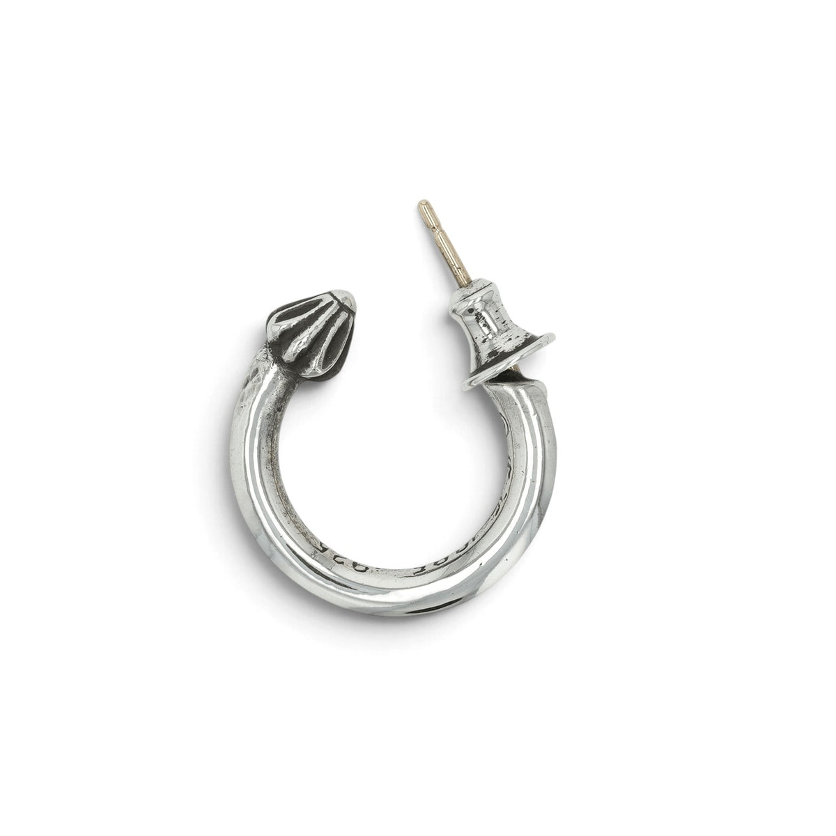 プレーンフープ PLAIN HOOP 【シルバーピアス】