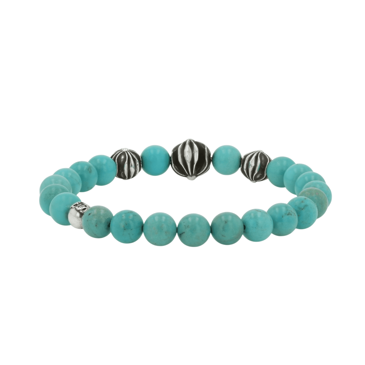 8mm ビーズブレスレット 8mm BEAD 【シルバーブレスレット】