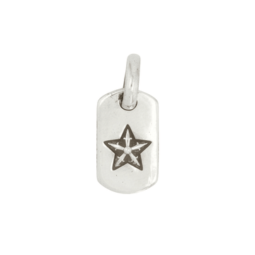 タイニースター ドッグタグ TINY STAR DOG TAG 【シルバーネックレストップ チャーム】