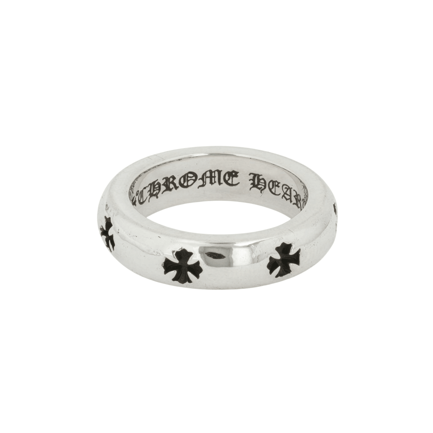CHROME HEARTS Pre-owned Authentic NEGATIVE CH PLUS [Silver Ring