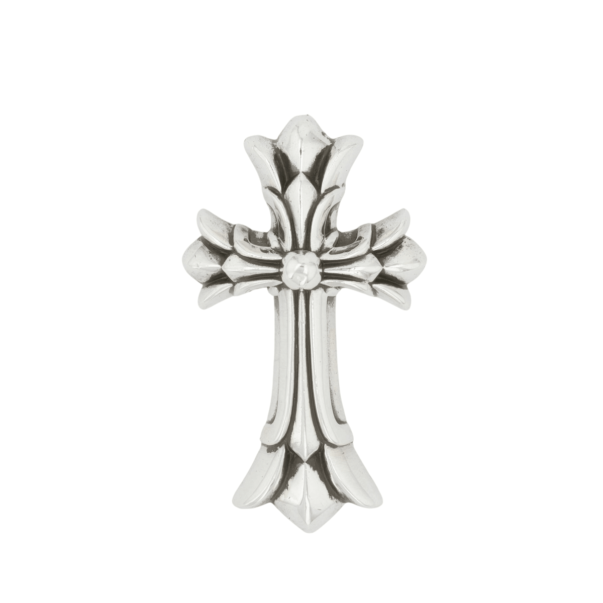 ダブルCHクロス スモール SML DOUBLE CH CROSS 【シルバーネックレストップ ペンダント】