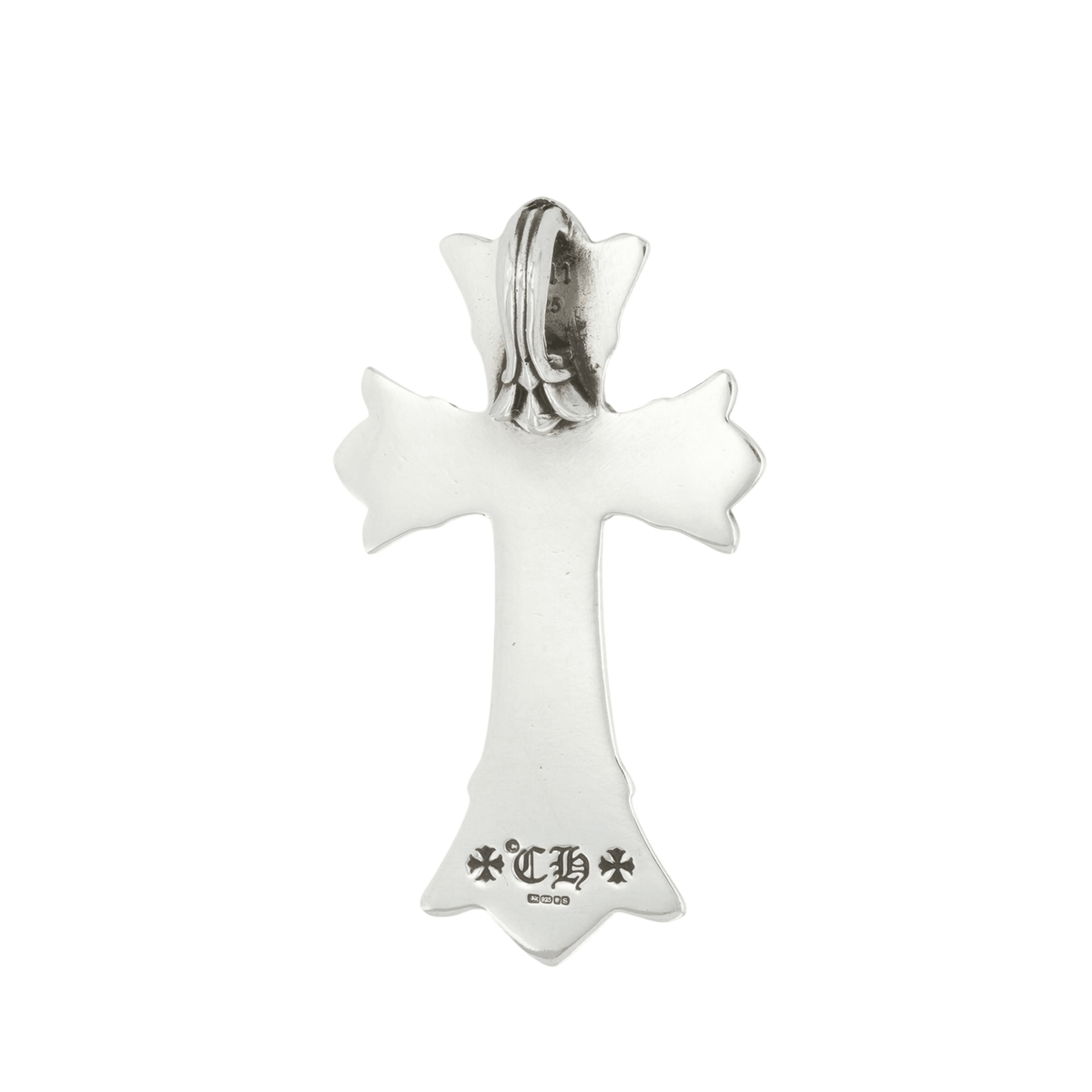 ダブルCHクロス スモール SML DOUBLE CH CROSS 【シルバーネックレストップ ペンダント】