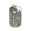 ラージ ドッグタグ ヒーローズプロジェクト LG DOG TAG HEROES PROJECT 【シルバーネックレストップ ペンダント】